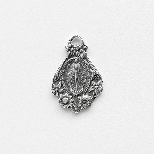 1485 – MEDAL, Mary with Flowers/Miraculous