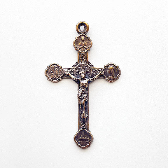 1523 CRUCIFIX, Large with Beautiful Details, Lourdes, France