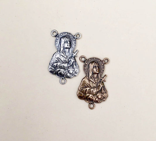 1593 CENTER, Virgin Mary with Star Studded Halo