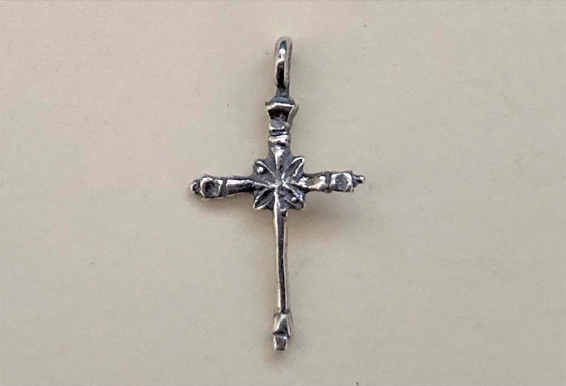 025 - Cross - Child's - Small Colonial Spanish 18C