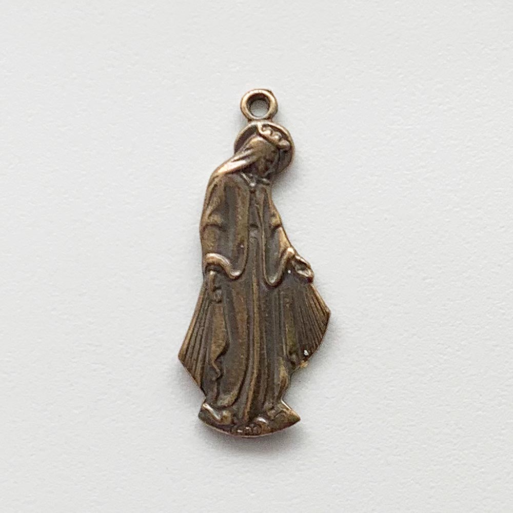 033 - Medal - Shaped Mary - Miraculous
