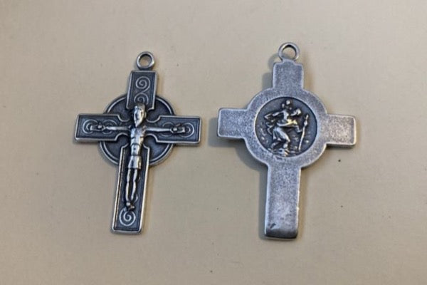 065 - Crucifix - Benediction w/St. Christopher