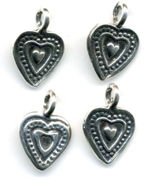 102 - Charm - Small Double Heart
