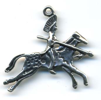 1057 - Charm - Indian on Horseback