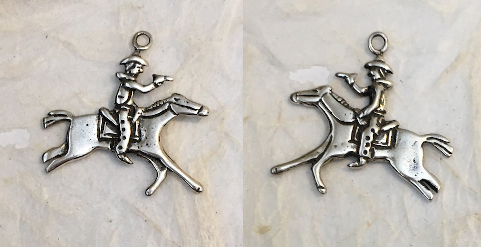 1065 - Charm - Cowboy on Horseback