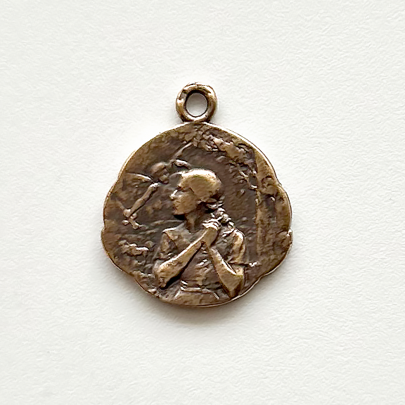 1069 - Medal - Joan of Arc at the Stake