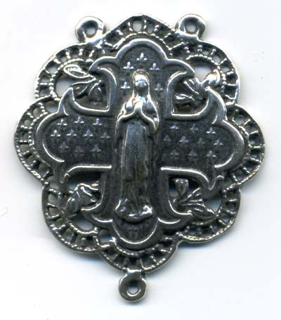 1141 - Center - Mary with Stars and Lace