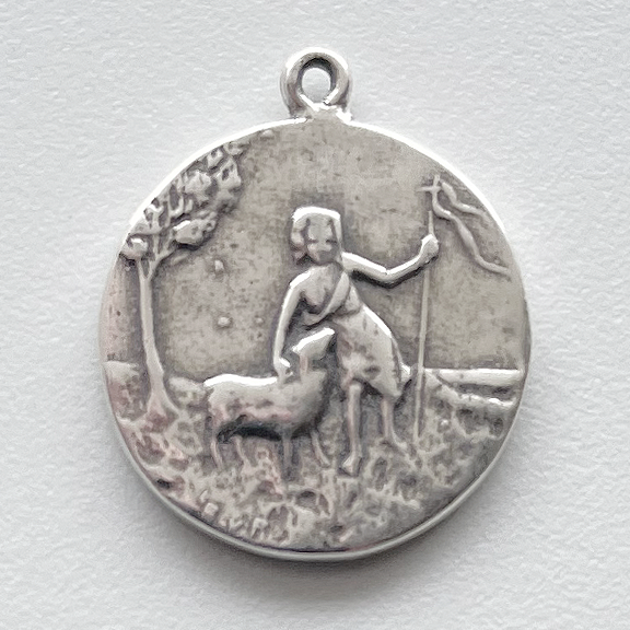 1164 - Medal - The Little Shepherd - Inscribed 1901 - 3/4"