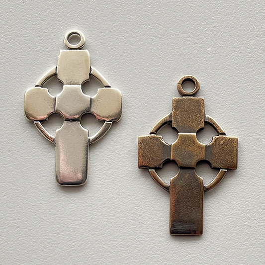 1276 - CROSS/MEDAL, Celtic Cross, Simple - 1⅛"
