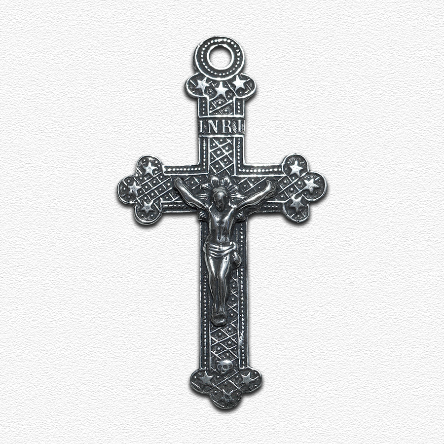 1283 – CRUCIFIX – Ornate with Stars