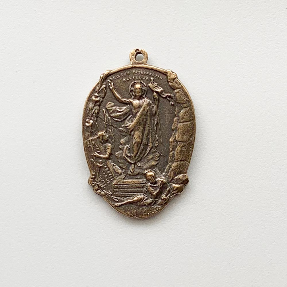 1306 MEDAL, Agnus Dei Easter/He is Risen