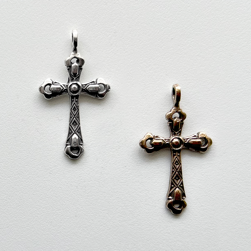 1326 CROSS, PENDANT, LINK, Sparkling Diamond Pattern