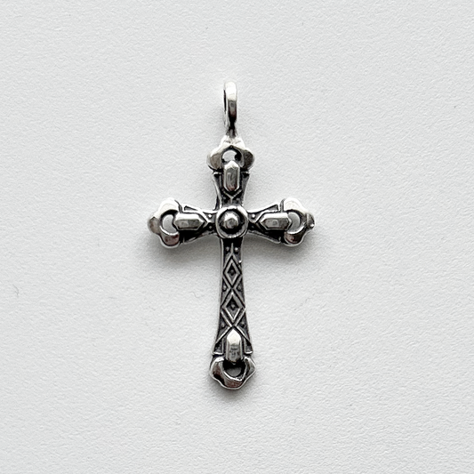 1326 CROSS, PENDANT, LINK, Sparkling Diamond Pattern