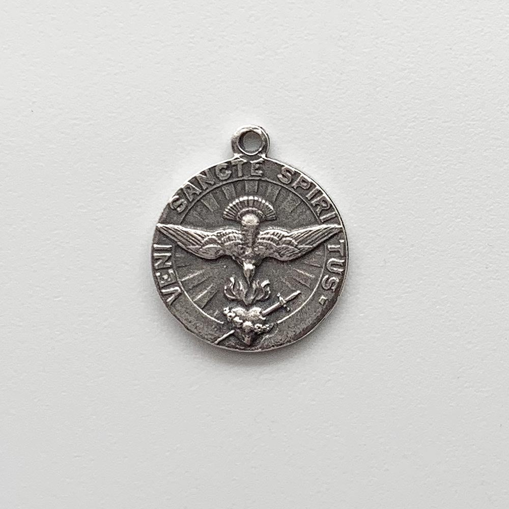 1336 - MEDAL - Holy Spirit and Sacred Heart of Jesus - 7/8""