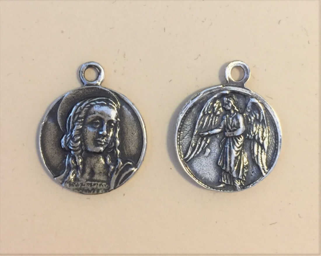 1378 MEDAL, Mary Magdalene/Guardian Angel -Beautiful