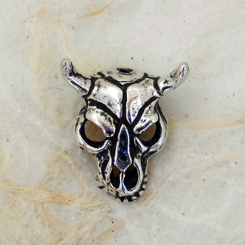 1389 SOUTHWEST/ CHARM/ PENDANT - SKULL, Steer Head