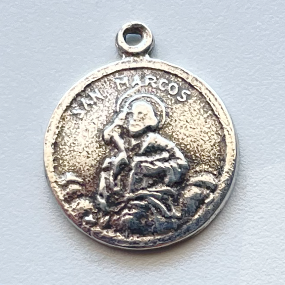 1398 MEDAL/CHARM, St. Mark, The Evangelist - One sided