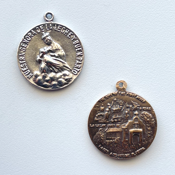 1434 MEDAL, Our Lady of Childbirth - La Leche - First Mass, St. Augustine, Florida, 1565