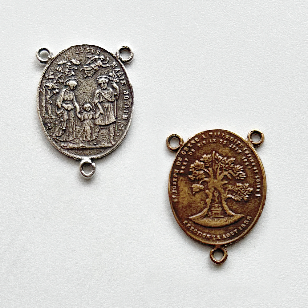 1442 CENTER, St. Joseph of the Oak/Holy Family with Angel 1856-57, France