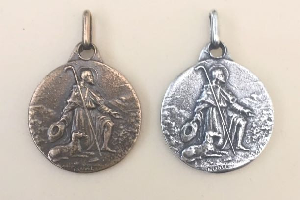 1558- MEDAL, St. Roch, Rocco, Patron Saint of Dogs, Epidemics, Plagues