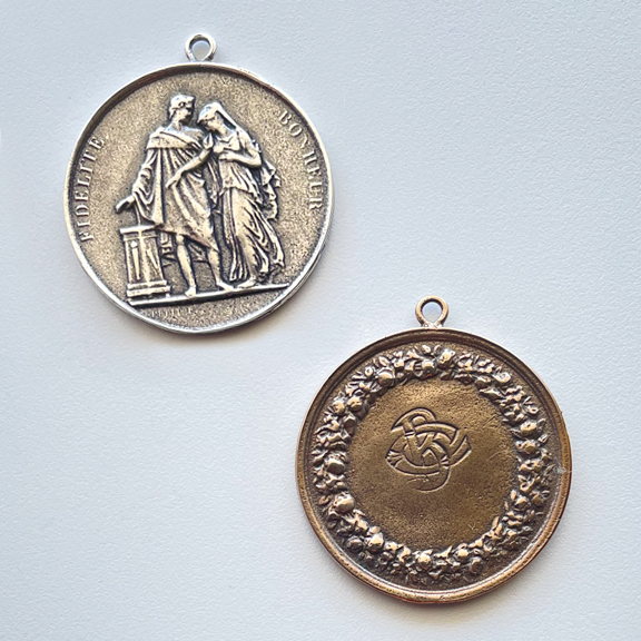 1583M MEDAL, Marriage - Fidelity, 1-3/8”