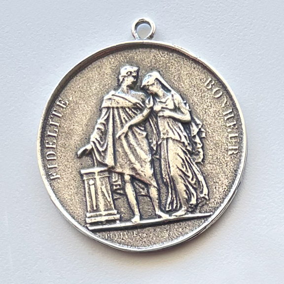 1583M MEDAL, Marriage - Fidelity, 1-3/8”