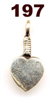 197 - Dangle, Plain Heart