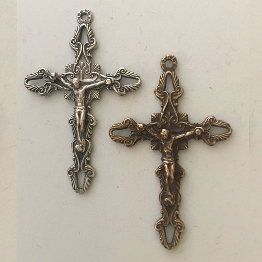 282 - Crucifix, Feather Edge