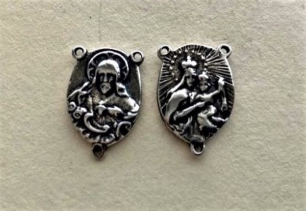 257 - Center, Jesus/Mary, Oval
