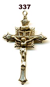 337 - Crucifix, Square/Radiant