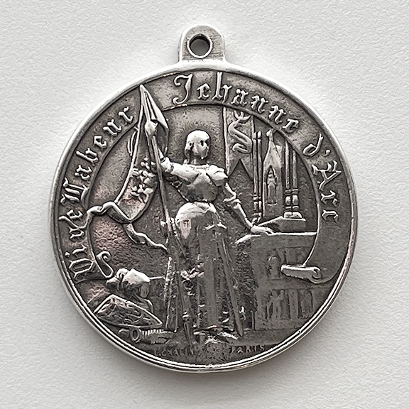 440 - Medal, Joan of Arc, France, Large - 1 1/2"
