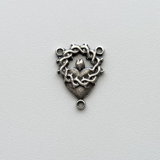 454 - Center, Heart with Crown of Thorns