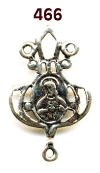 466 - Center, Jesus/Mary Lyre