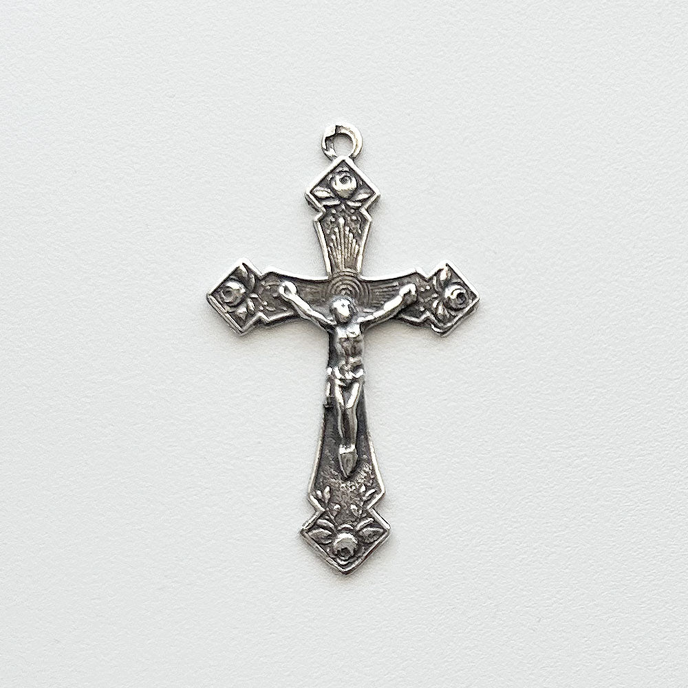 467 - Crucifix - Rose Points