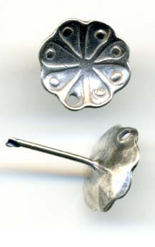 481 - Earring, Post - Cactus Flower