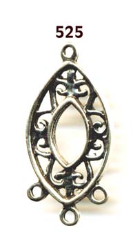 525 - Earring/Pendant Dangle, Open