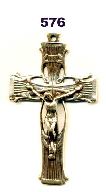 576 - CRUCIFIX, Elegant/Vines