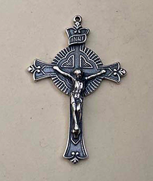 336 - Crucifix, Round/Radiant