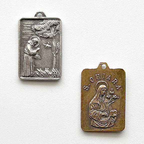 610 - Medal, St. Francis/S. Chiara