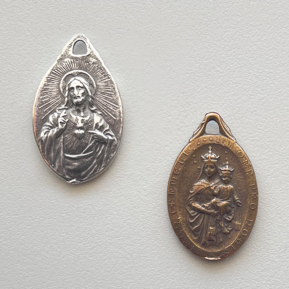 625 - Medal, Our Lady of Mount Carmel, 7/8"