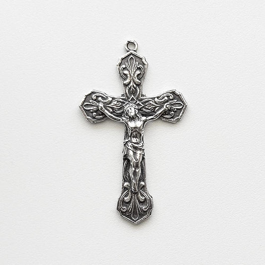 687 - Crucifix, Delicate Pattern