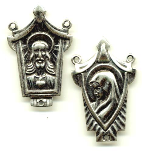 693 - Center, Jesus, Mary, Deco, Large