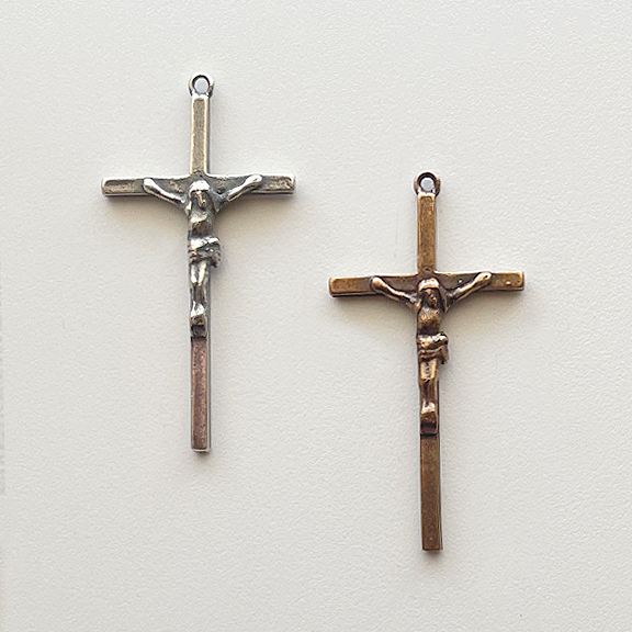 716 - Crucifix, Simple #2 - 1 3/4"