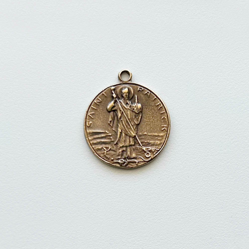 766 MEDAL, St. Patrick with Snake, Snakes
