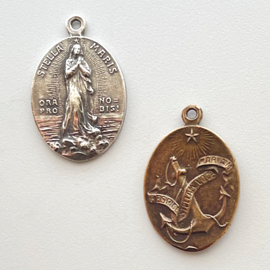 790-M - Medal, Stella Maris, Oval