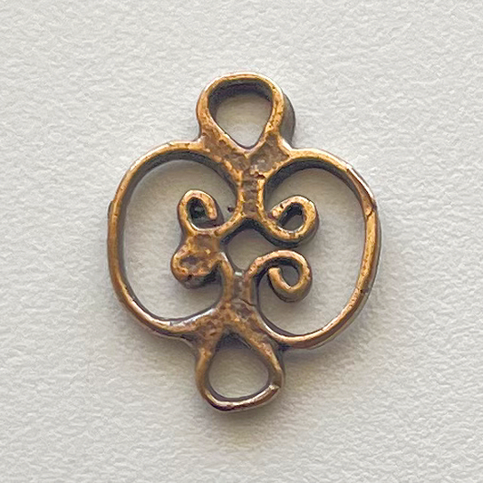 792 - Link, Scroll, 19C - 3/8"