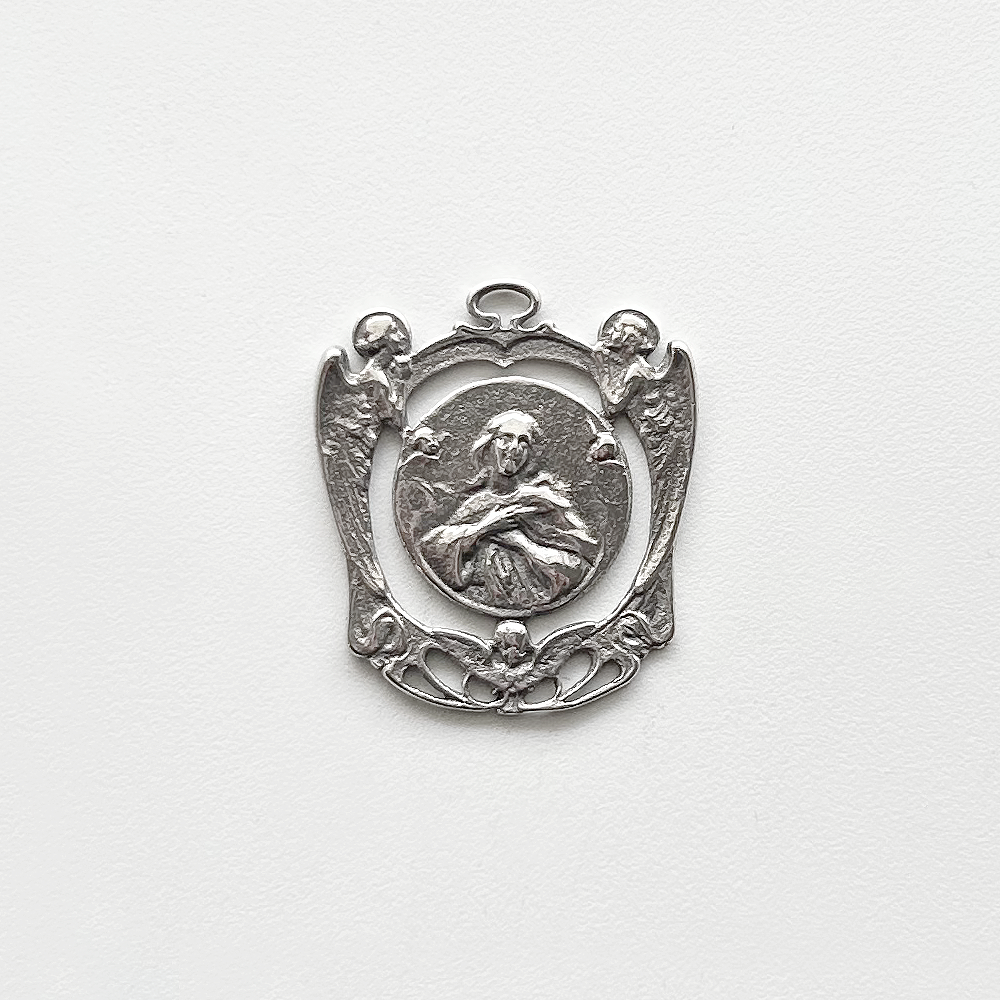 825 - Medal/Pendant, Mary with Angels
