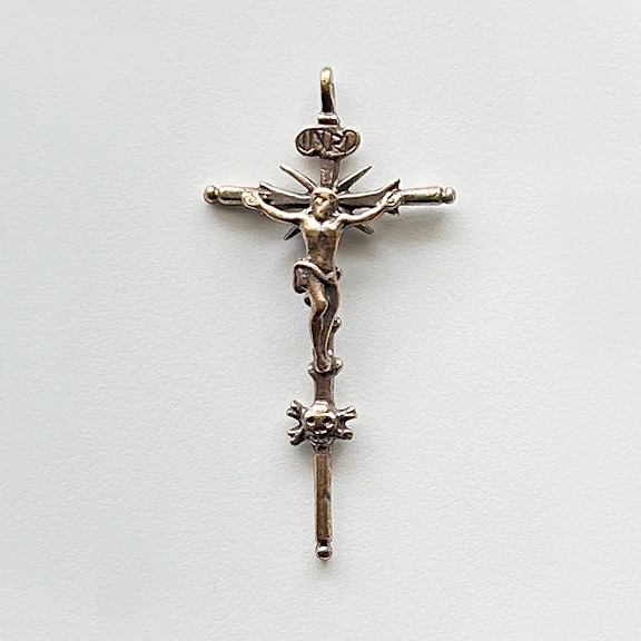 851 - Crucifix, Skull & Crossbones, Europe, 18C