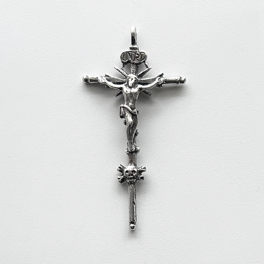 851 - Crucifix, Skull & Crossbones, Europe, 18C