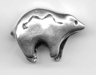 855 - Charm, Bear w/Spirit Line